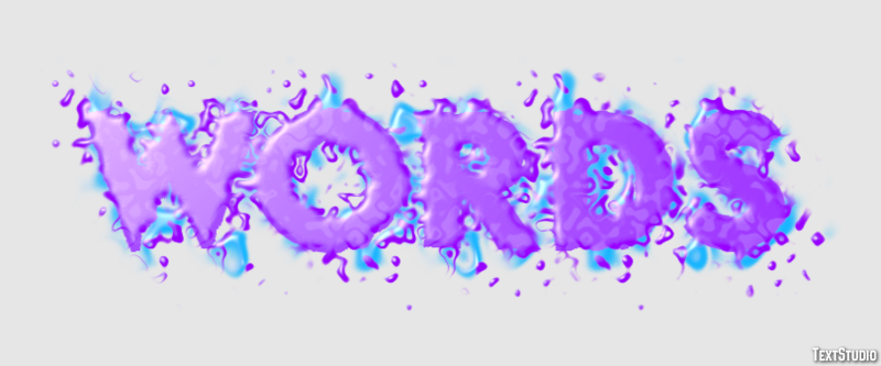 Words Text Effect