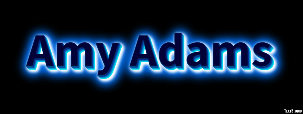Amy Adams Efeito de texto