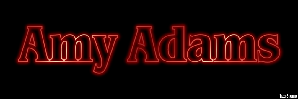 Amy Adams Text Effect