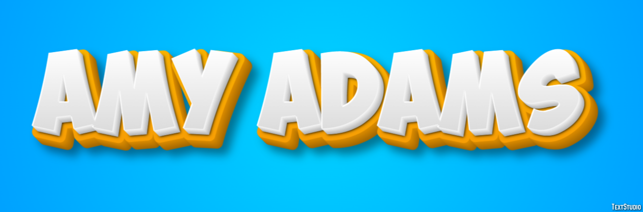 Amy Adams Text Effect