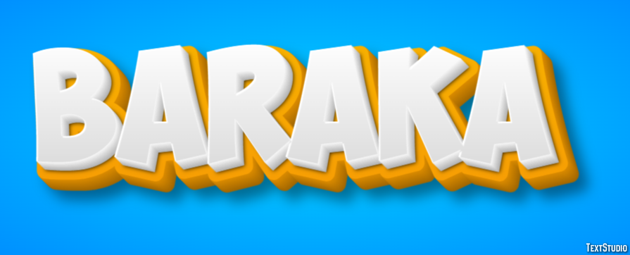Baraka Text Effect