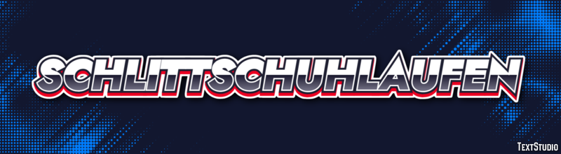 Schlittschuhlaufen Efekt tekstowy