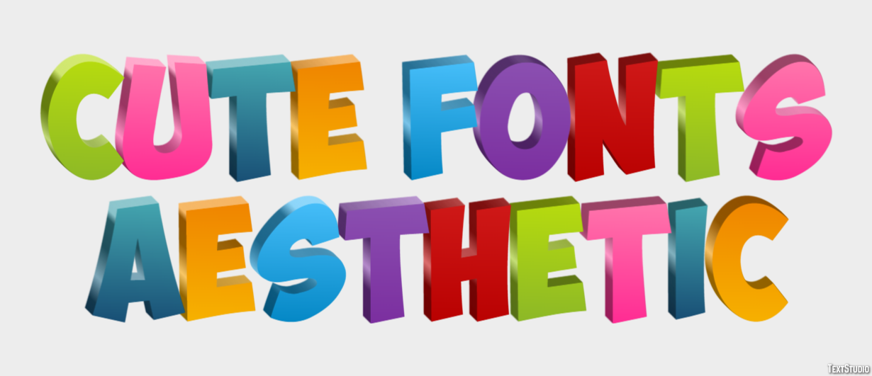 Cute Fonts Aesthetic Efekt tekstowy