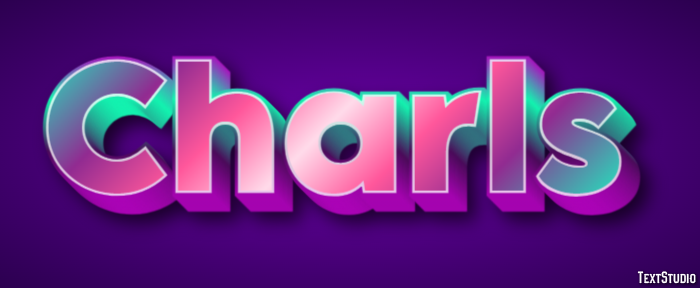 Charls Text Effect