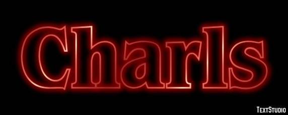 Charls Text Effect
