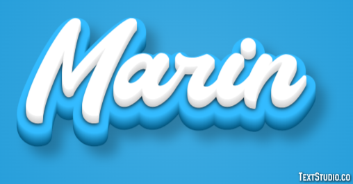 Marin Efekt tekstowy