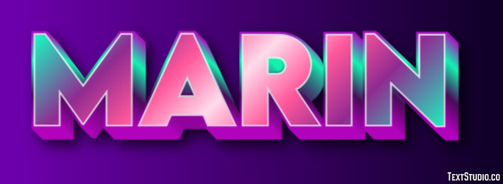 Marin Text Effect