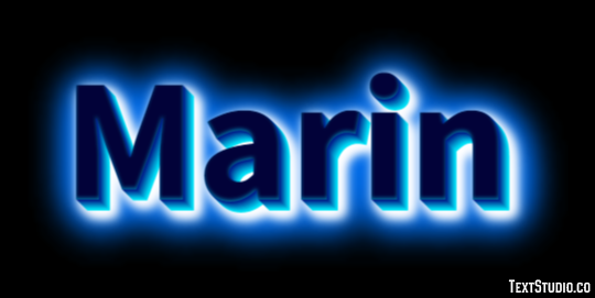 Marin Efekt tekstowy