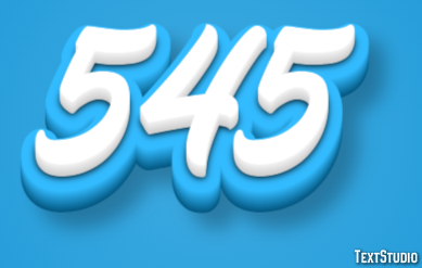545 Text Effect