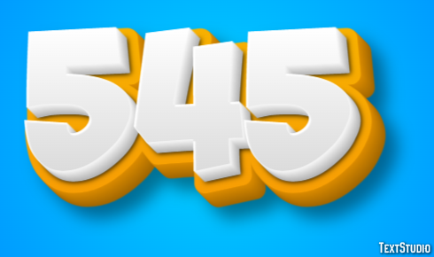 545 Texteffekt