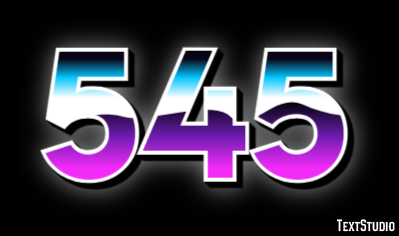 545 Text Effect
