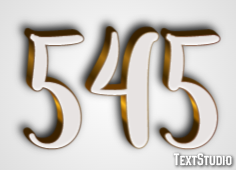 545 Texteffekt