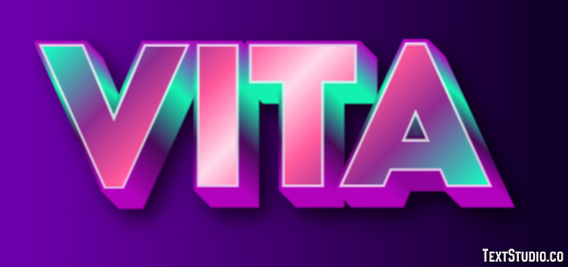 Vita Effetto testo