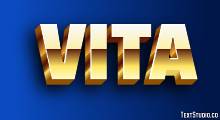 Vita Effetto testo