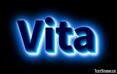 Vita Effetto testo