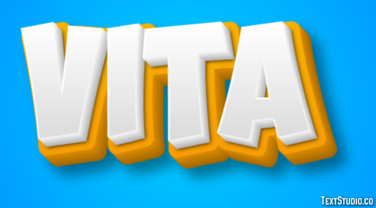 Vita Effetto testo