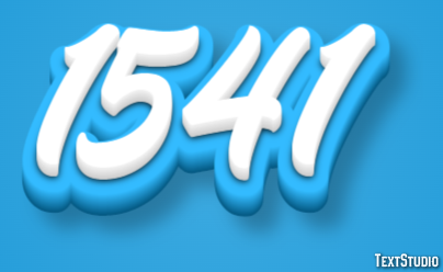 1541 Text Effect