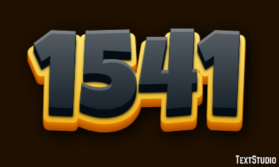 1541 Text Effect