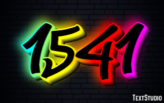 1541 Text Effect
