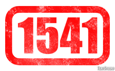 1541 Text Effect