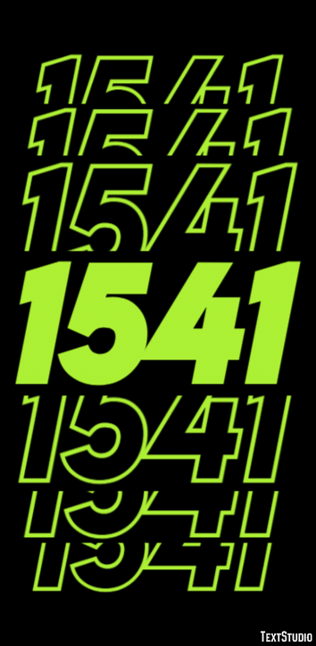 1541 Text Effect
