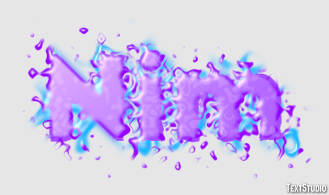 Nim Efecto de texto