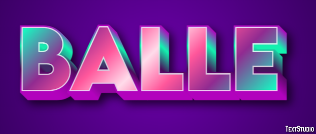 Balle Effet de Texte