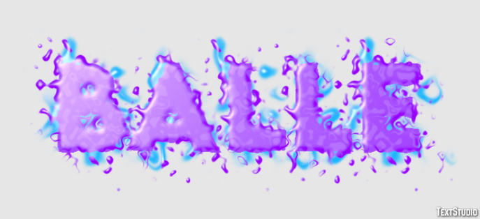 Balle Effet de Texte