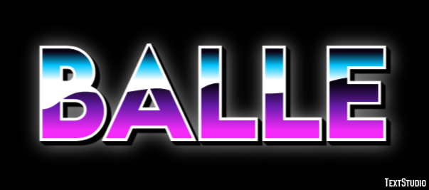 Balle Effet de Texte