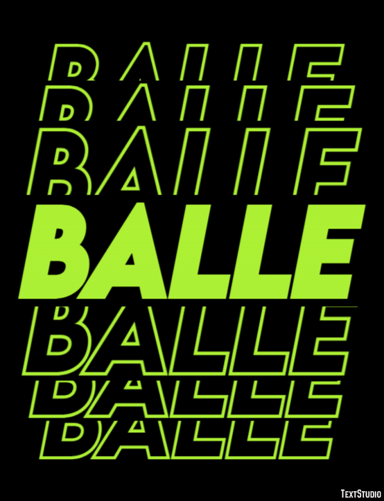 Balle Effet de Texte