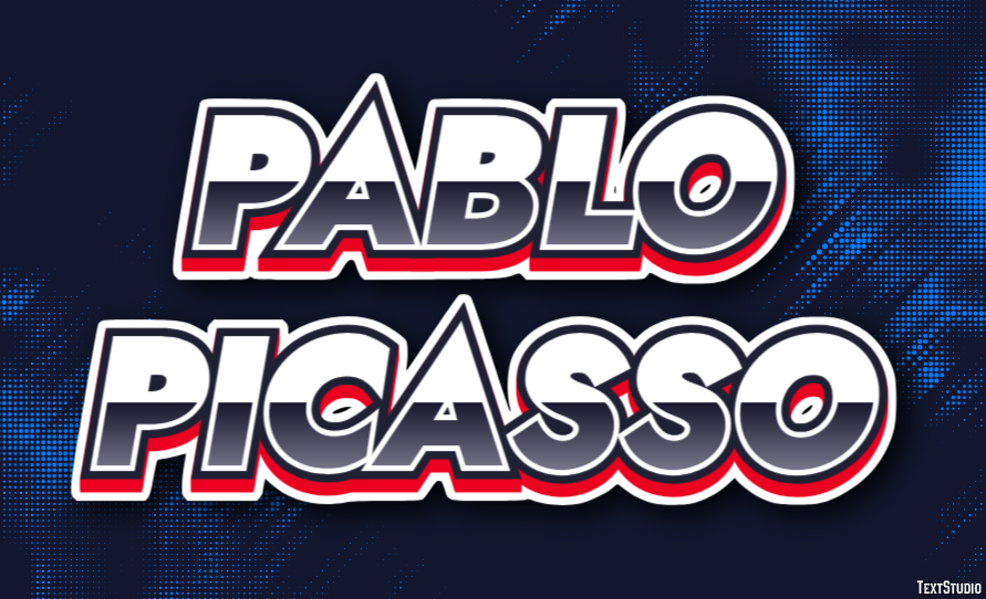 Pablo Picasso Text Effect