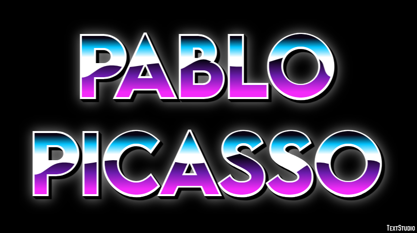 Pablo Picasso Text Effect