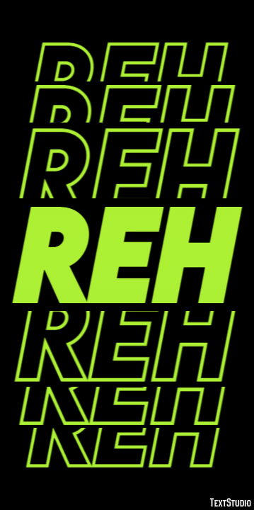 Reh Texteffekt