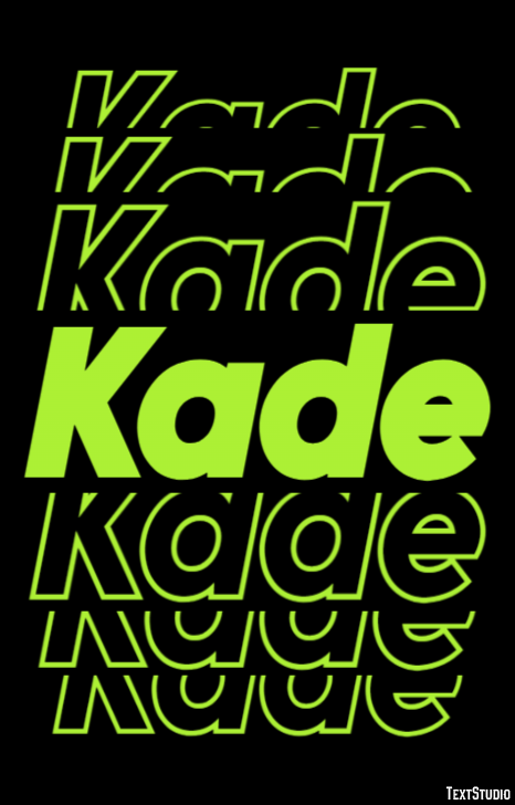Kade Texteffekt