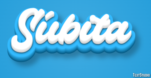 Súbita Texteffekt