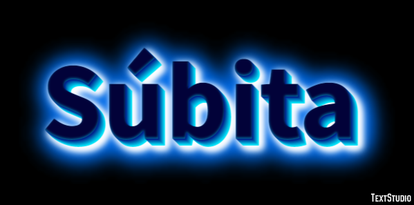 Súbita Texteffekt