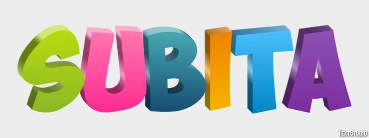 Súbita Texteffekt