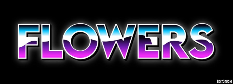 Flowers Tekst Effect