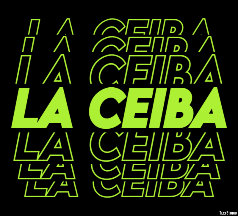 La Ceiba Efekt tekstowy