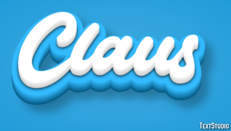 Claus Text effect