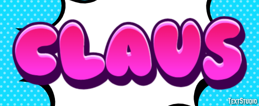 Claus Text effect