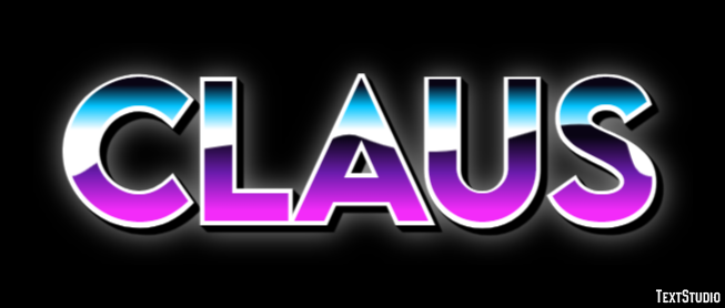 Claus Text effect