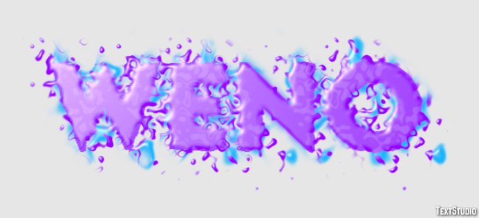 Weno Effet de Texte