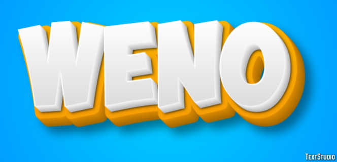 Weno Efekt tekstowy