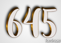 645 Text Effect