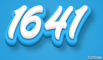 1641 Text Effect