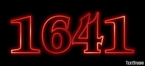 1641 Text Effect