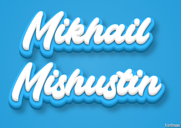 Mikhail Mishustin Texteffekt