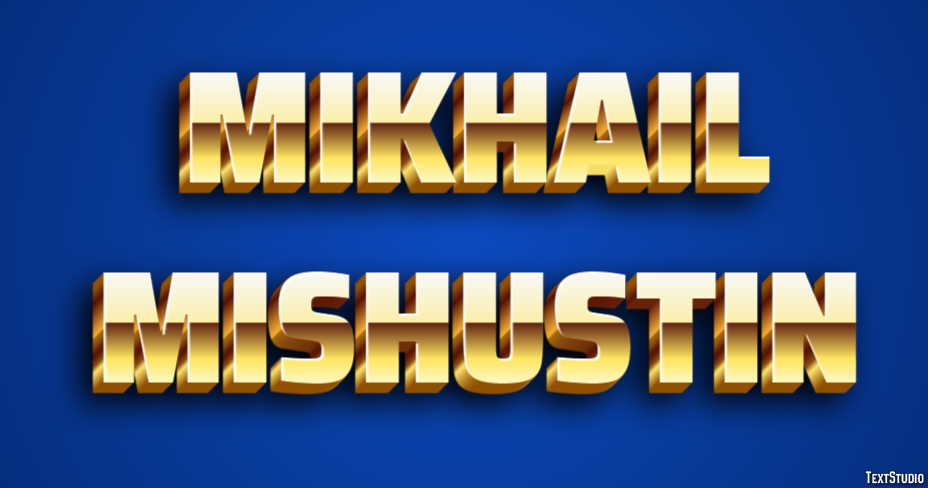 Mikhail Mishustin Efecto de Texto