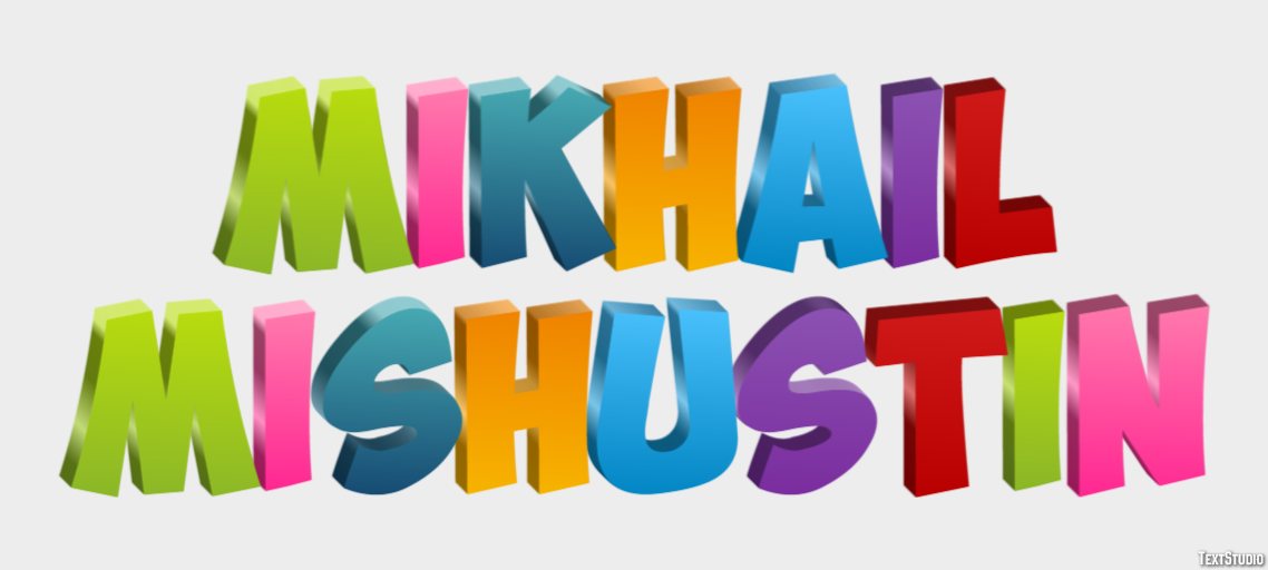 Mikhail Mishustin Texteffekt